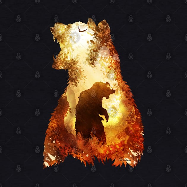 Fiery Bear by DVerissimo